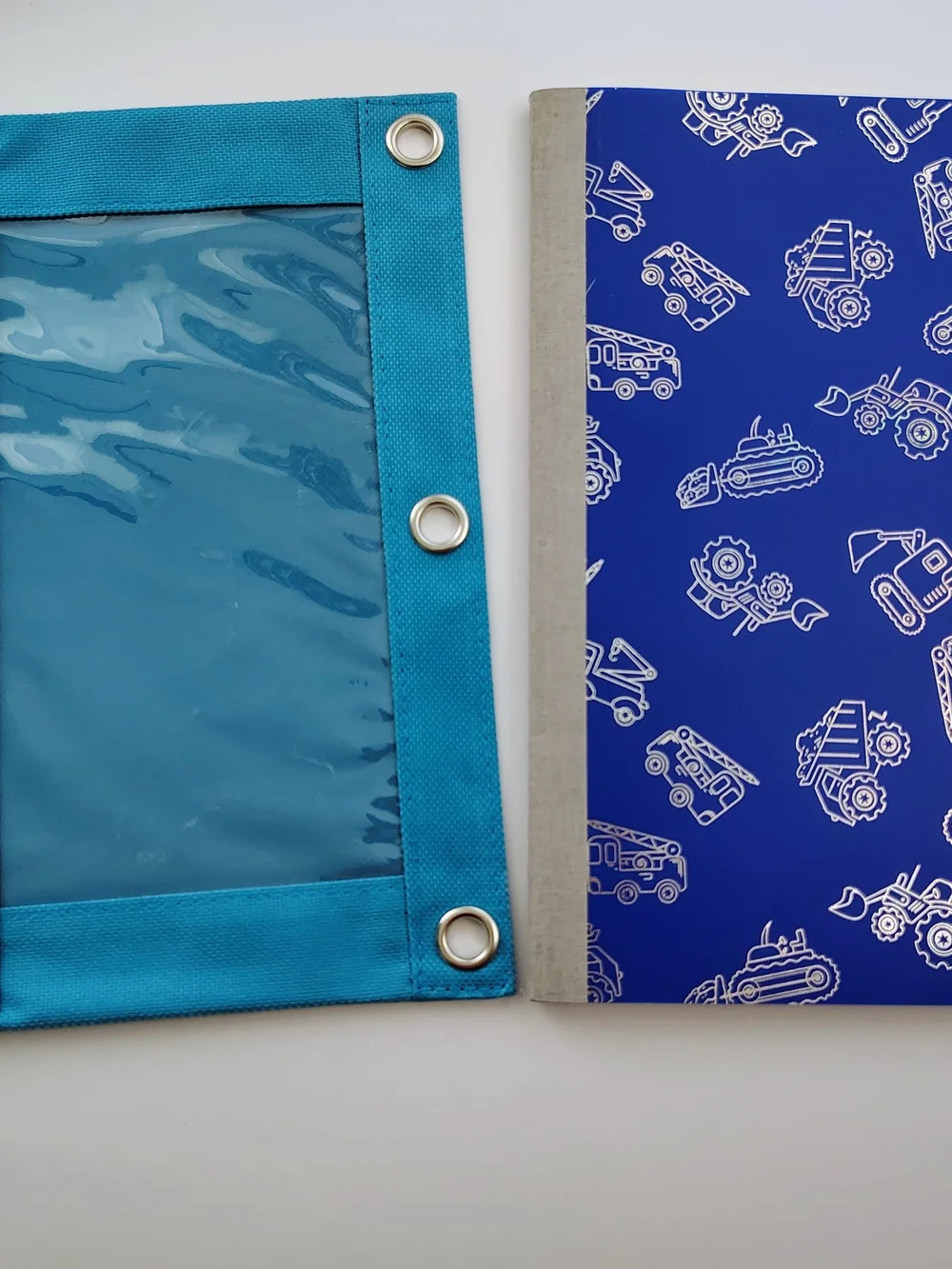 School Supply Bundle Composition Book, Zipper Pouch, Colored Pencils & Accessori